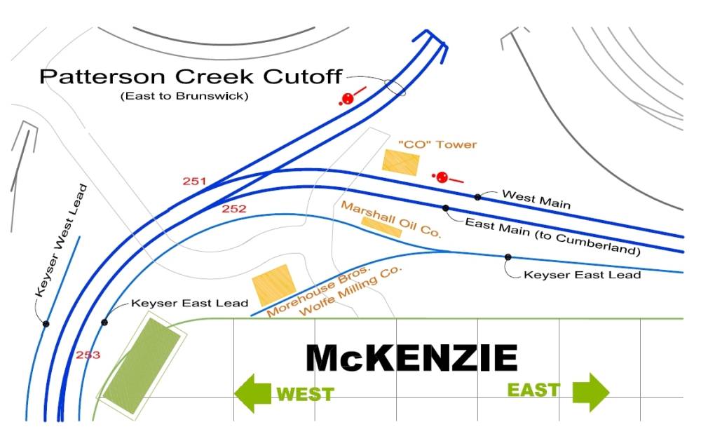 McKenzie Station Map